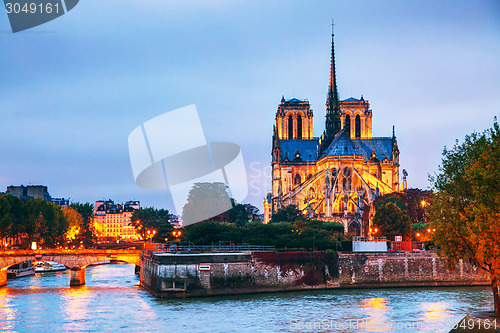 Image of Notre Dame de Paris cathedral