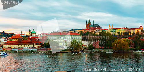 Image of Panoramic overview of old Prague