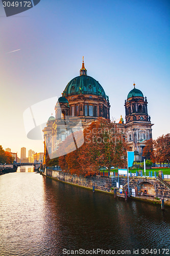 Image of Berliner Dom cathedral in the morning