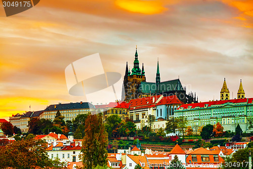 Image of The Prague castle close up