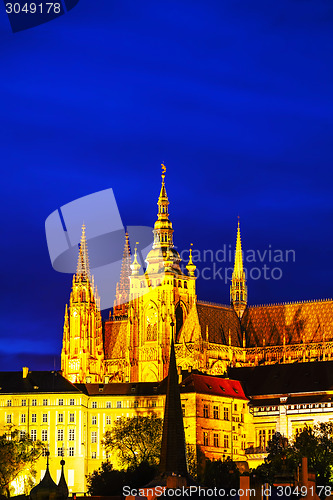 Image of The Prague castle close up