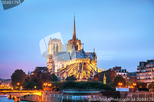 Image of Notre Dame de Paris cathedral