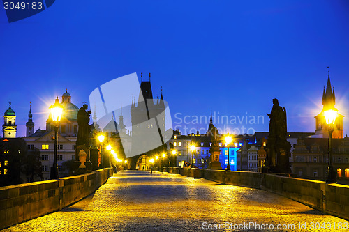 Image of The Old Town with Charles bridge in Prague