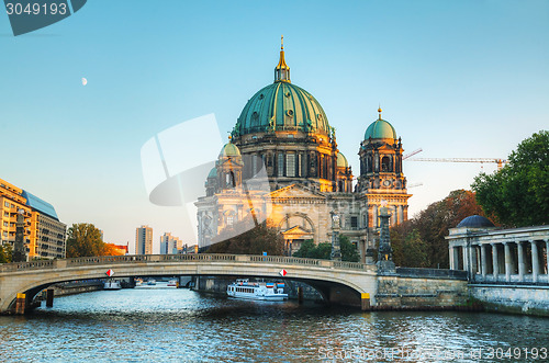 Image of Berliner Dom cathedral in the evening