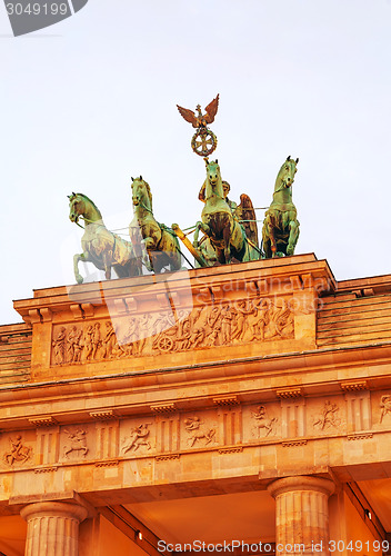 Image of Brandenburg gate in Berlin, Germany