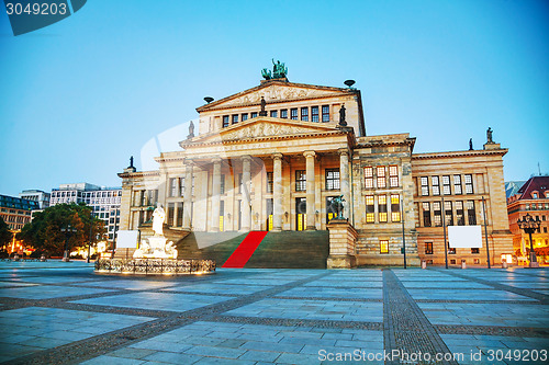 Image of Concert hall (Konzerthaus) at Gendarmenmarkt square in Berlin