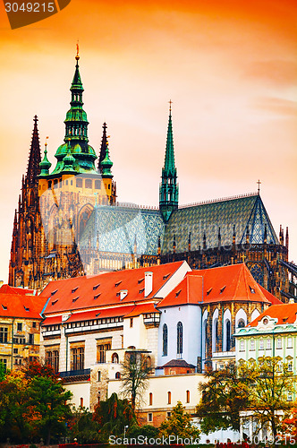 Image of The Prague castle close up