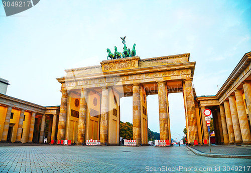 Image of Brandenburg gate in Berlin, Germany