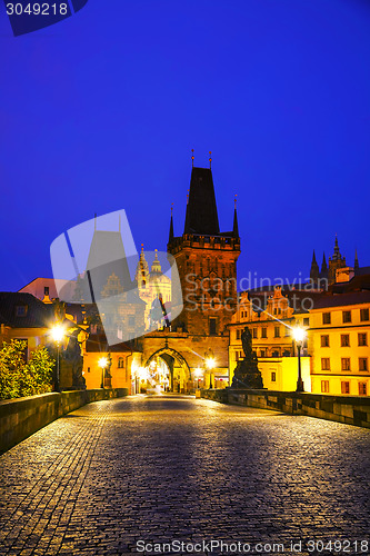 Image of The Old Town with Charles bridge in Prague