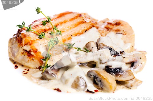 Image of Pork escalope with mushrooms