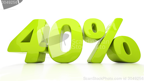 Image of 3D forty percent