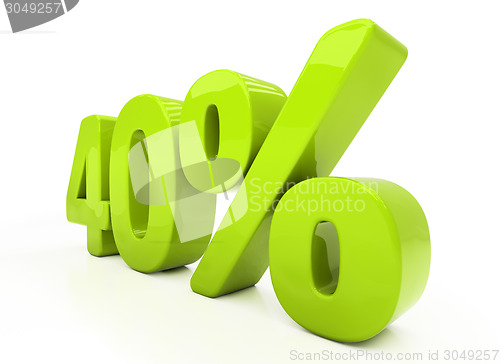 Image of 3D forty percent