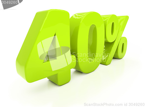 Image of 3D forty percent