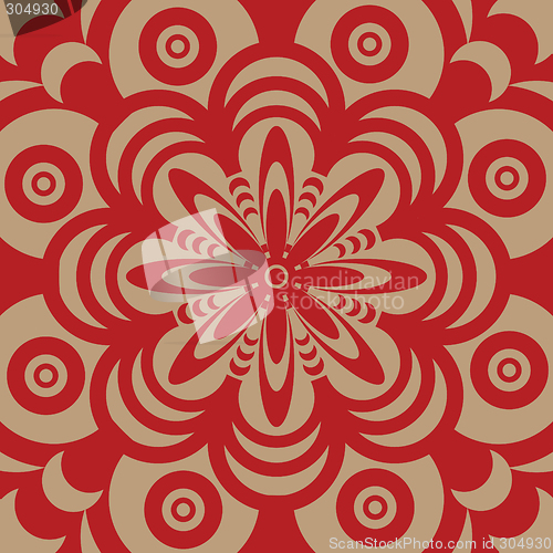 Image of sixties wallpaper design