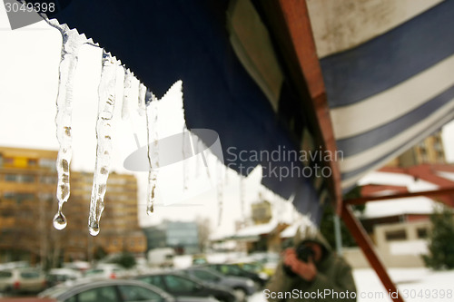 Image of Icicles on stand