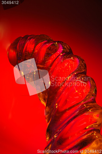 Image of Close up of ice sculpture