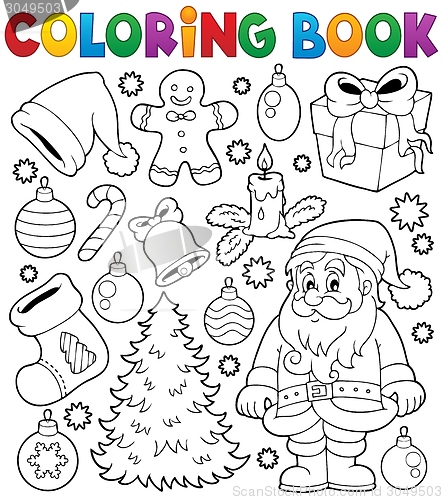 Image of Coloring book Christmas thematics 4