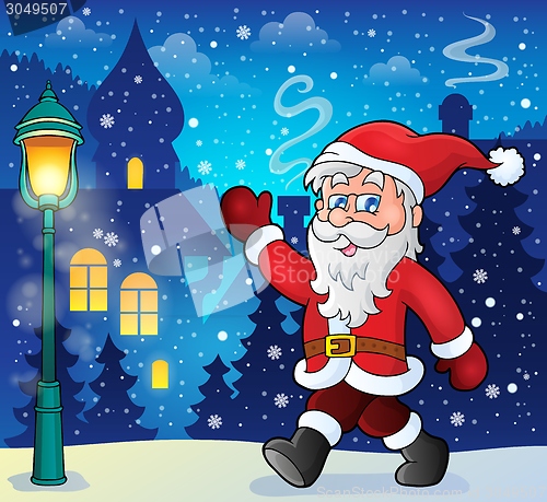 Image of Santa Claus walk theme 6