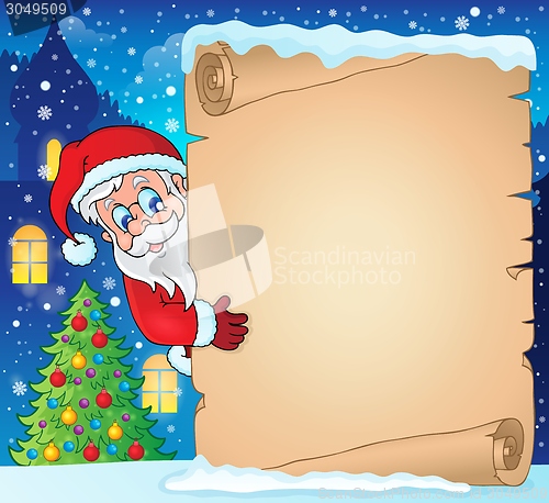Image of Winter parchment Christmas theme 1