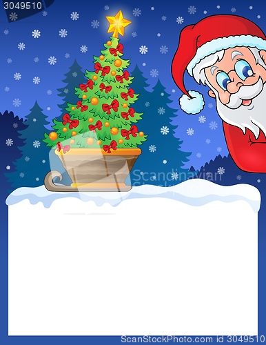 Image of Small frame with Christmas theme 1