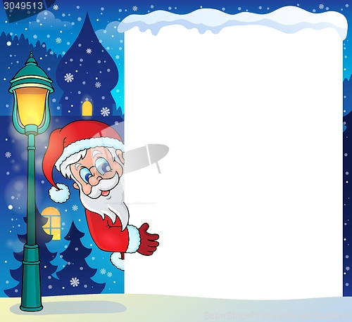 Image of Frame with Santa Claus theme 5
