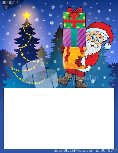 Image of Small frame with Santa Claus 6