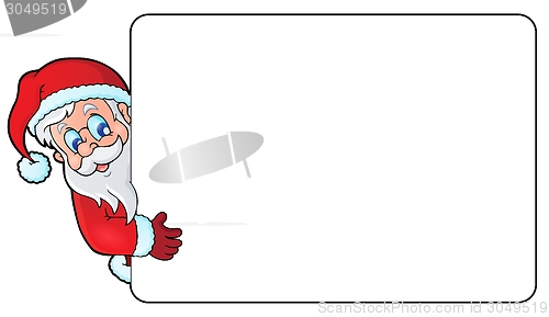 Image of Frame with Santa Claus theme 3