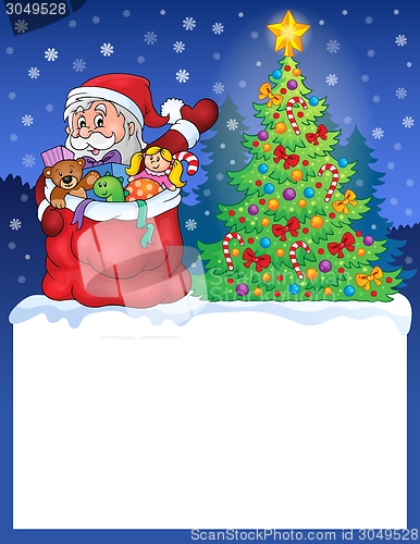 Image of Small frame with Christmas theme 2