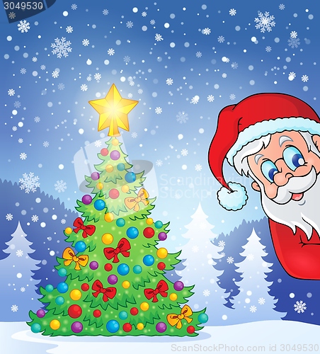 Image of Christmas tree theme 7