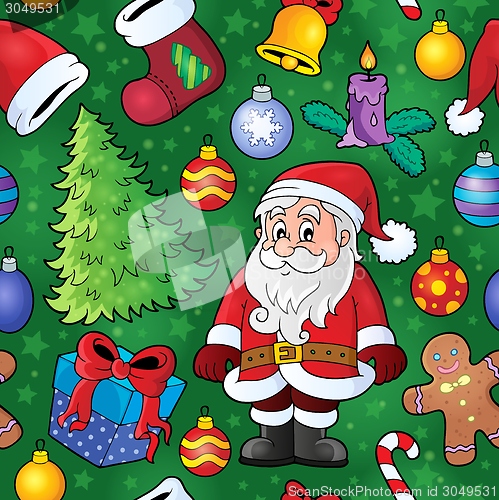Image of Christmas seamless background 8