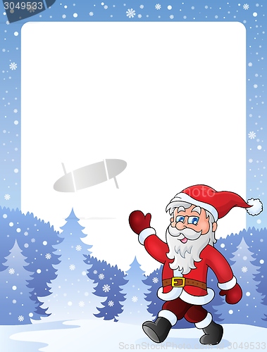 Image of Frame with Santa Claus theme 2