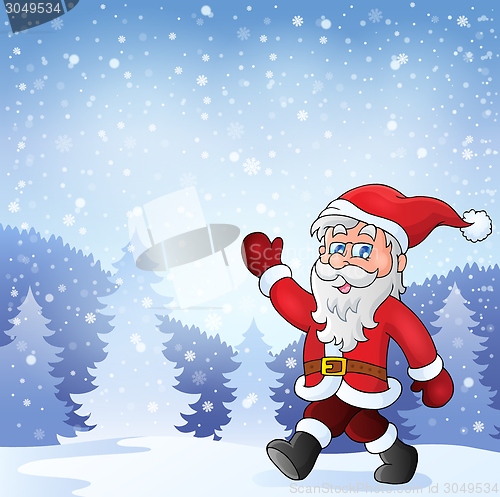 Image of Santa Claus walk theme 7
