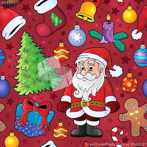 Image of Christmas seamless background 7