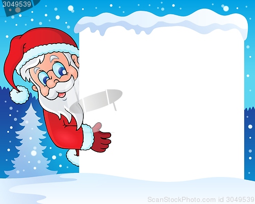 Image of Frame with Santa Claus theme 4