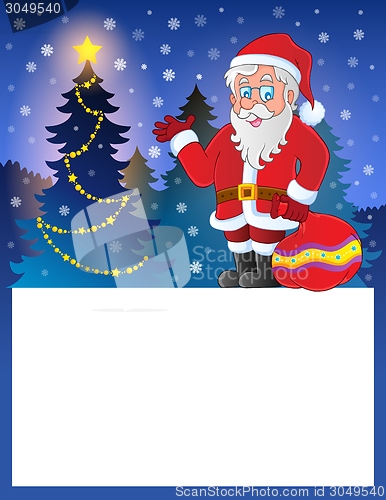 Image of Small frame with Santa Claus 7