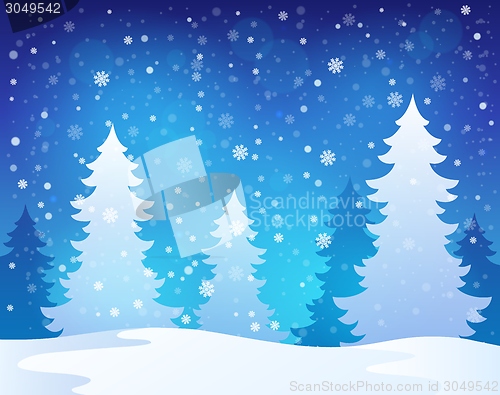 Image of Winter theme landscape 1