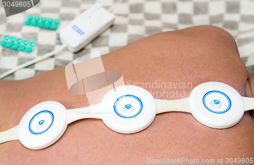 Image of Medical device for physiotherapeutic treatment of the magnetic f