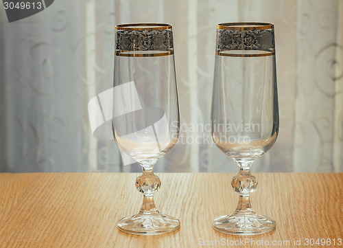 Image of Two beautiful glass of the glass.