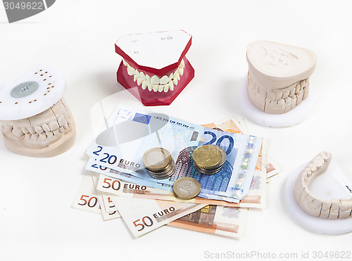 Image of expensive dentures