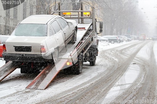Image of Car towing