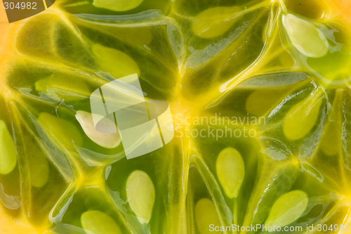 Image of Kiwano flesh macro