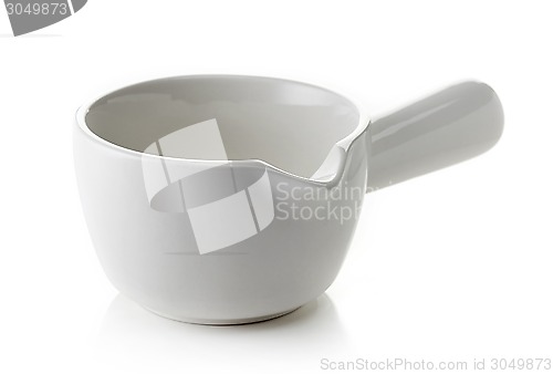 Image of empty sauce bowl