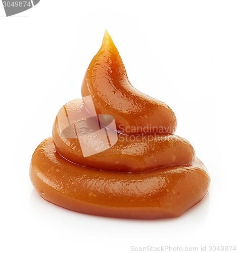 Image of melted caramel cream