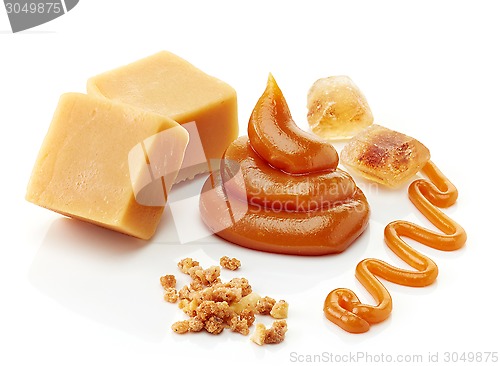 Image of various kinds of caramel