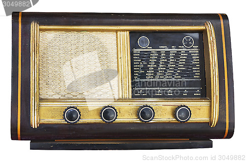 Image of Vintage fashioned radio