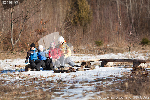 Image of Winter family