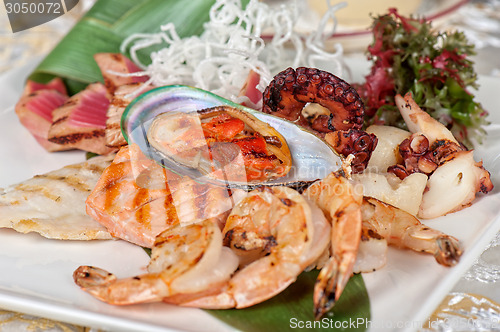 Image of seafood mix