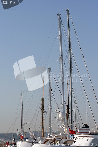 Image of yacht sails