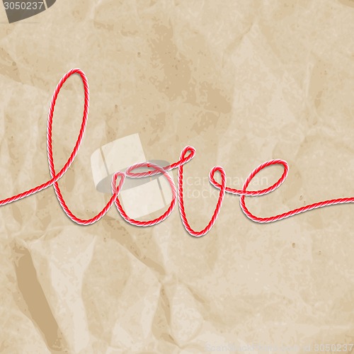 Image of Shape word - love. EPS 10