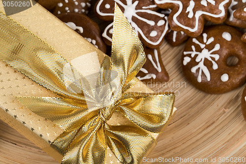 Image of Christmas cakes close up